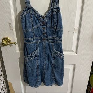 NWOT mini jean dress!
